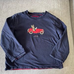 Janie and jack double sides boy blue top size 3/3T